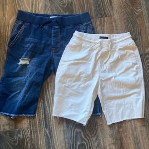 2 pairs of Hudson shorts